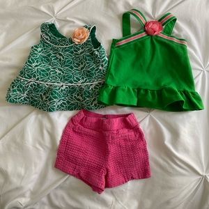 Janie & jack combo for baby girl